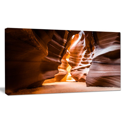 Antelope Canyon in Sunshine - reproduction de photo sur toile tendue