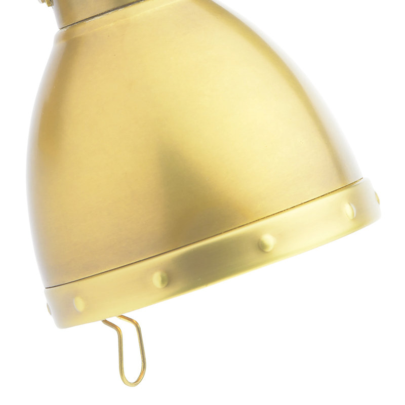 Stancliff Plug-in Spotlight, Antique Brass