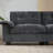 104*60" Sectional Sofa, L-Shape With Multifunctional Armrest, Dual-Port Charging, Cup Holder, Side Storage Pockets, Movable Storage Ottoman, Unique Tufted Design, Soft Cushion, Chenille,3Colors-977664459