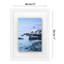 Cadre photo flottant avec verre poli à suspendre et plateau horizontal et vertical-699812488-699812484