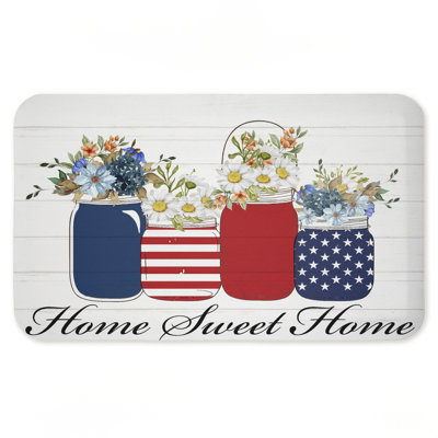 Tapis de sol Patriotic Flower Jars