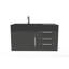 Ensemble de meuble-lavabo mural simple 36 po Bassi-573101963-629745256-627803341