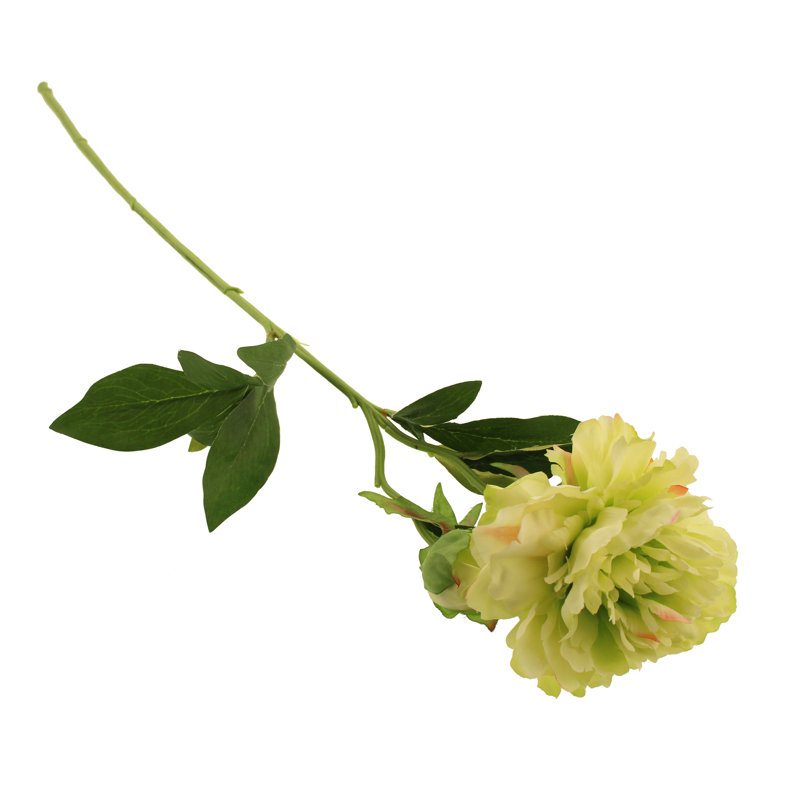Fabric Peony Arrangement, Green