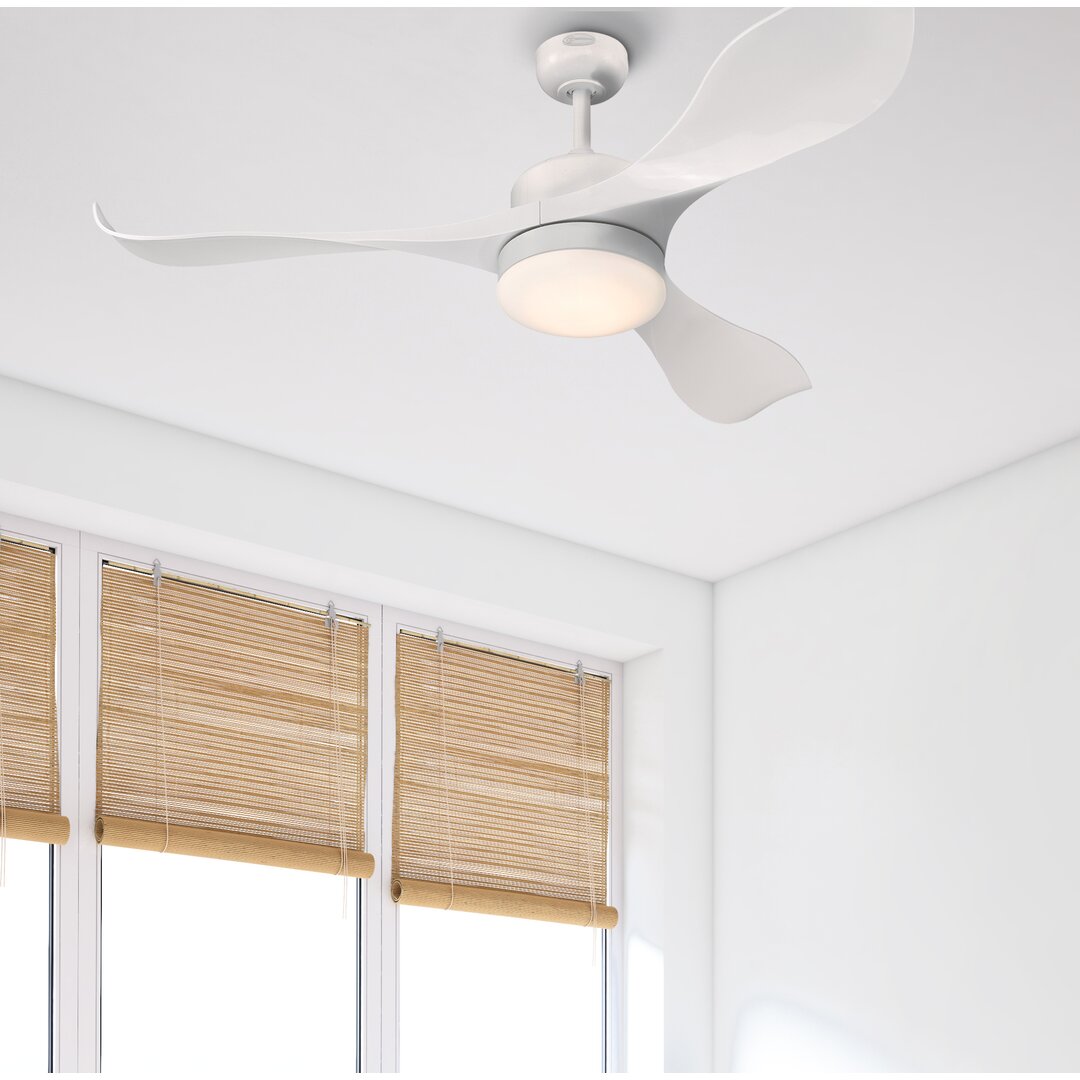 132 cm LED-Deckenventilator Hutchens mit Fernbedienung