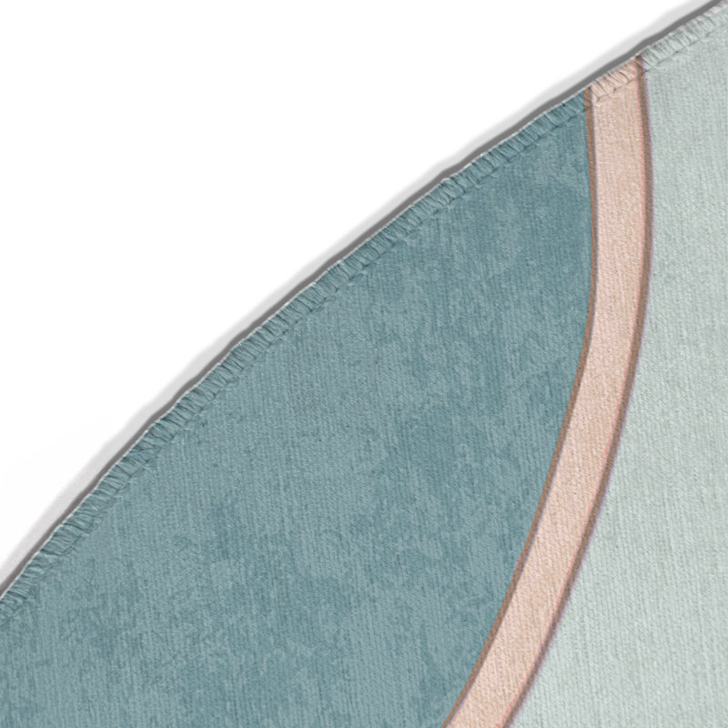 Tapis intérieur et extérieur Gentle Crest, Rond 5 pi