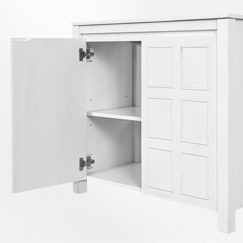 Ensemble de meuble-lavabo simple 36 po, Blanc antique