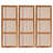 3-Tier Bamboo Shoe Cabinet with Louvered Doors & Drawer, 25-Pair Entryway Storage Organizer