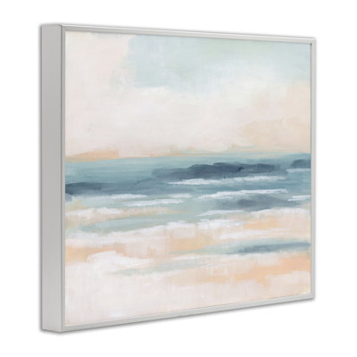 Pastel Beach Coast Giclee Art by June Erica Vess