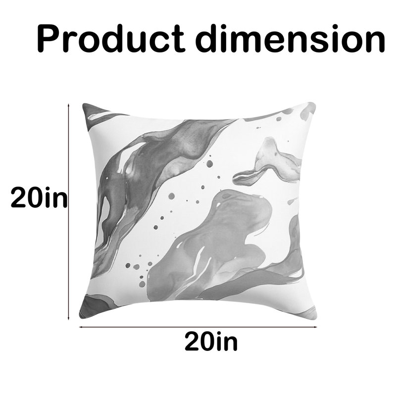 Coussin décoratif abstrait abstrait