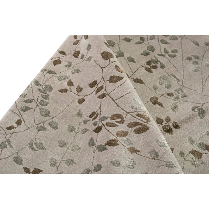 Tapis rectangulaire noué à la main