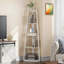 160cm H x 35cm W Metal Corner Bookcase-697973720