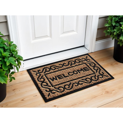 Tapis d'entrée 18 po x 30 po Coir