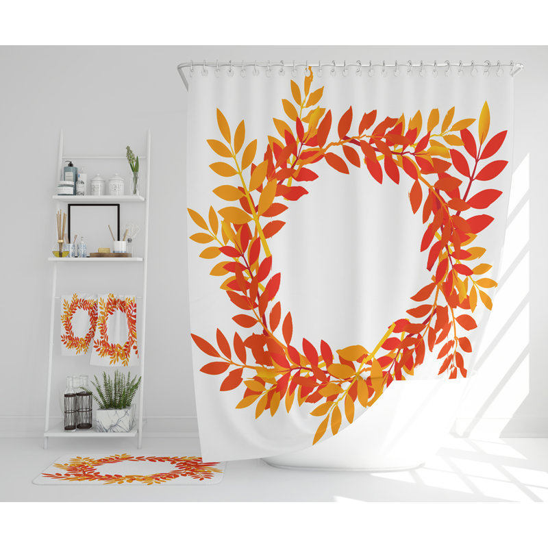 Nazayah Polyester Shower Curtain Set