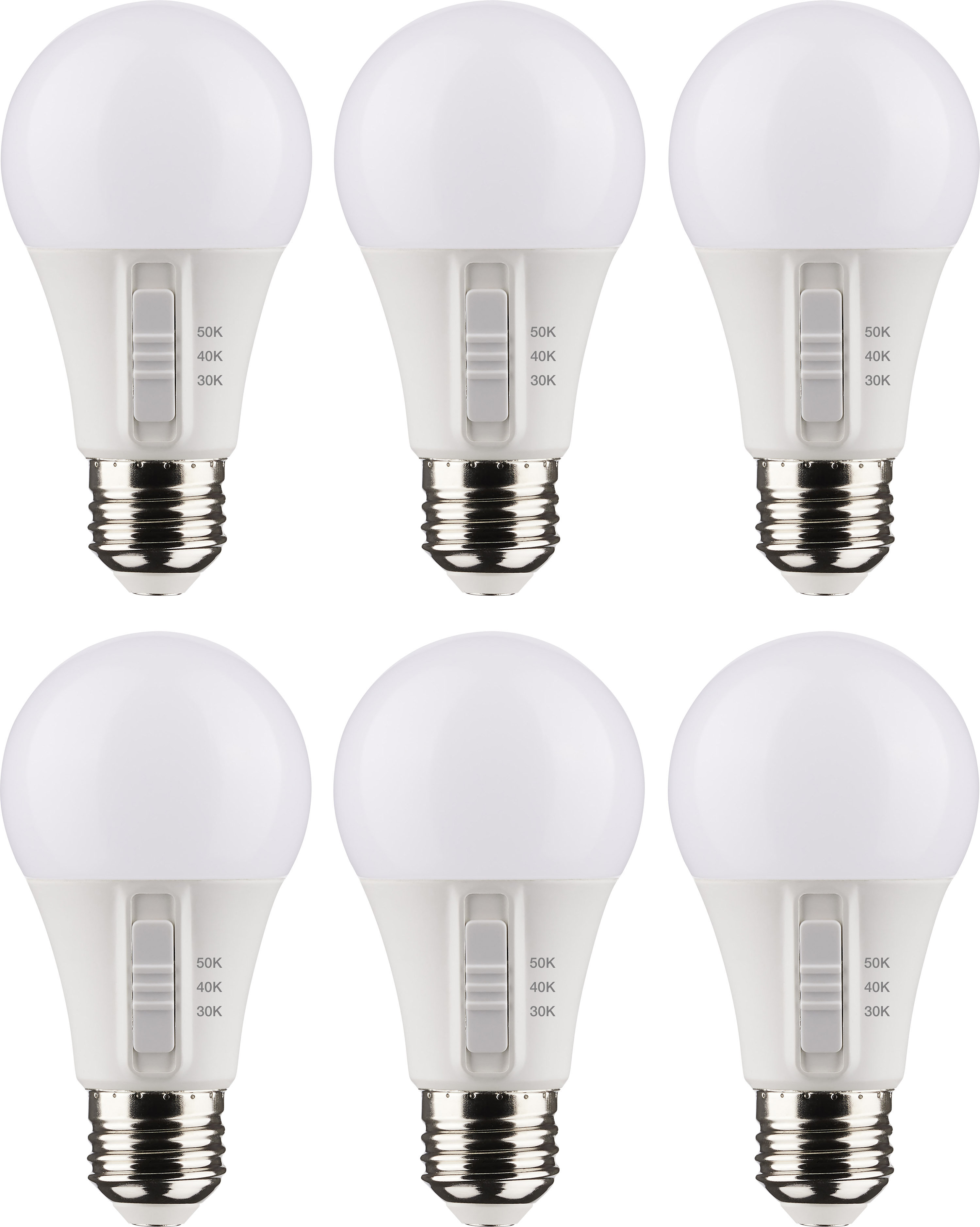 Satco 9 watts (équivalent à 60 watts), ampoule DEL A19, à intensité