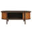 Coralie Curved Vegan Leather Oval Coffee Table