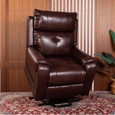 Lehboson Lift Chair Recliners, Electric Power Recliner Chair Sofa For Elderly, (common, Red Brown) -  Wildon HomeÂ®, 8600E364242C48D69DB4074084BCF58E