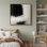 Art mural encadré abstrait rétro antique classique pour chambre à coucher