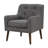 Ryder 25" Mid Century Modern Woven Fabric Tufted Armchair-1277682585