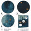 Impression d'art mural jaune et bleu de l'usine Metropolis I - usines-937274960-937274961
