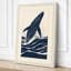 Whale Rising Coastal - Wrapped Canvas-874942528-874942530