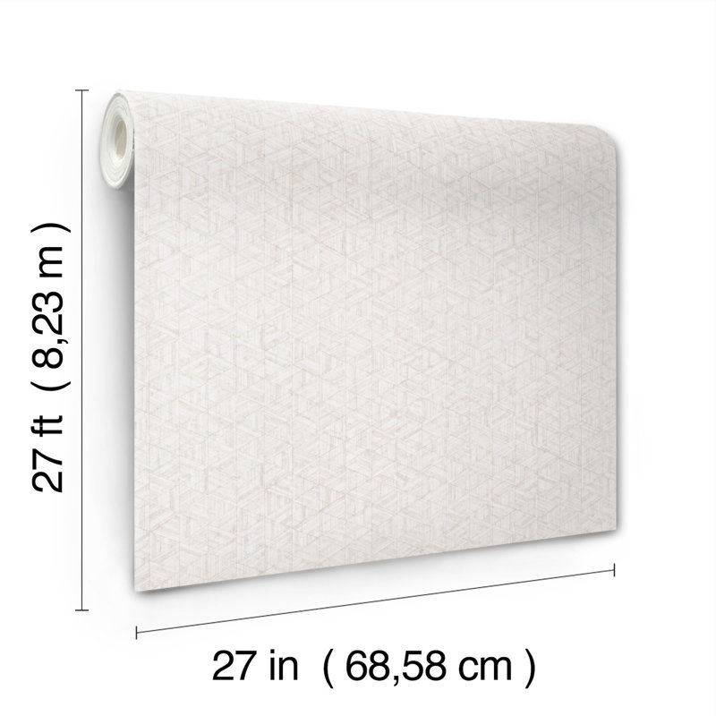 Rune Abstract Wallpaper Roll, Mother Of Pearl