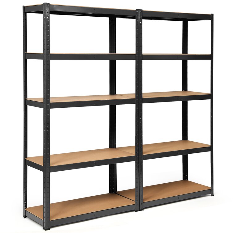 Bade 72'' W Height -Adjustable Shelving Unit