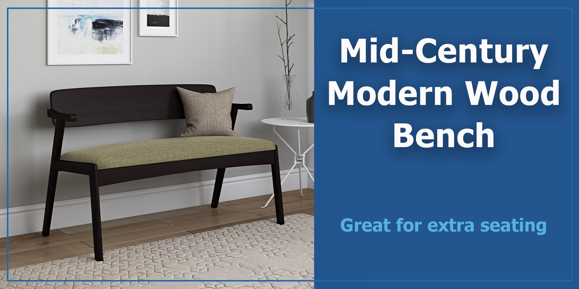 Mercury Row® Veronica 100 Polyester Upholstered Bench & Reviews