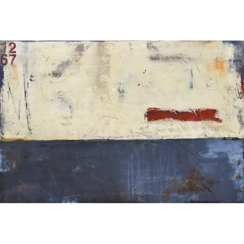 Label 1267 by Erin Ashley - Painting, 20 cm H x 30 cm W, Wrapped Canvas