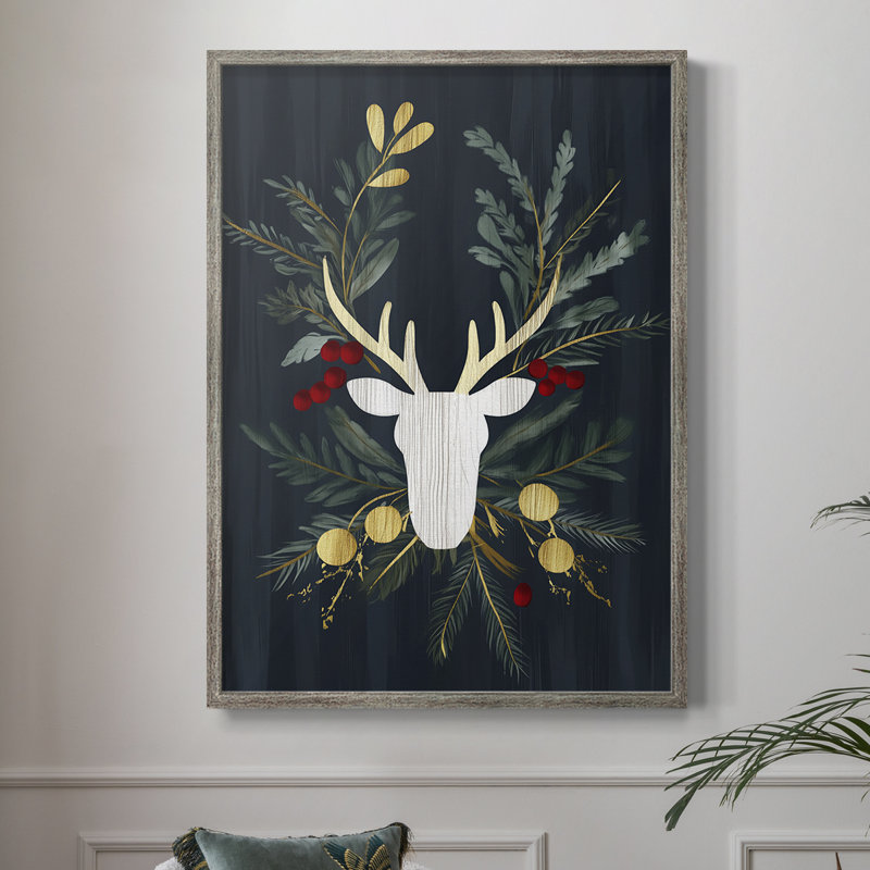 Reproduction encadrée - bois massif XMA3005373, H 11 po x l 9 po