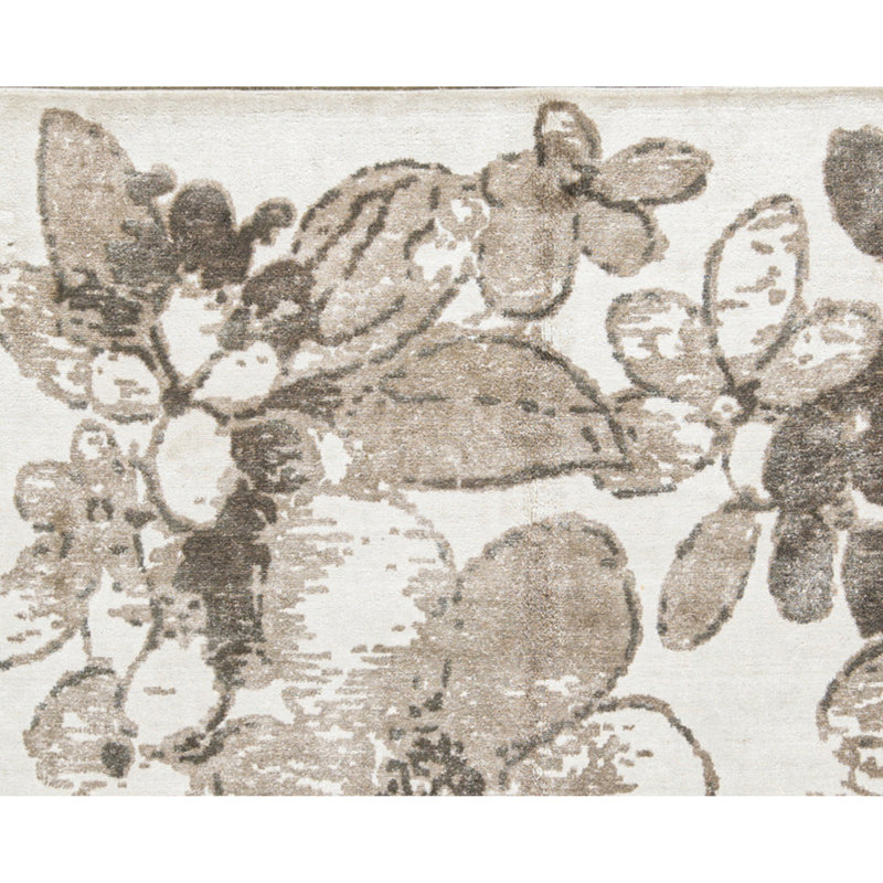 Wool Floral Area Rug