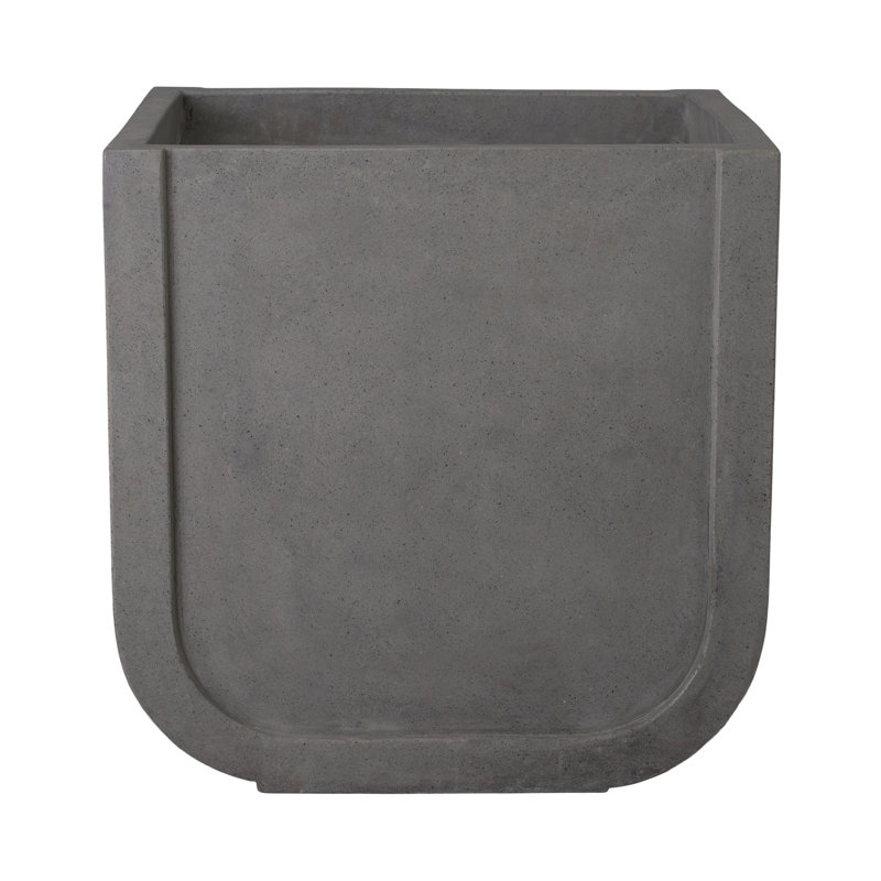 Tynae Handmade Pot Planter, Gray, 160" H x 24" W x 36" D