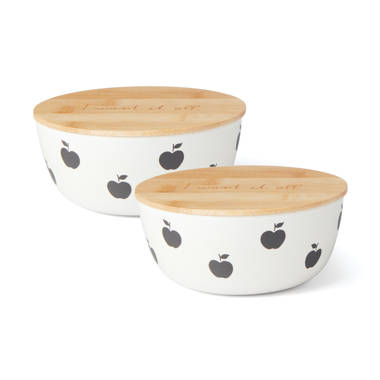 Kate Spade Deco Dot 2pc Rectangular Food Storage Set