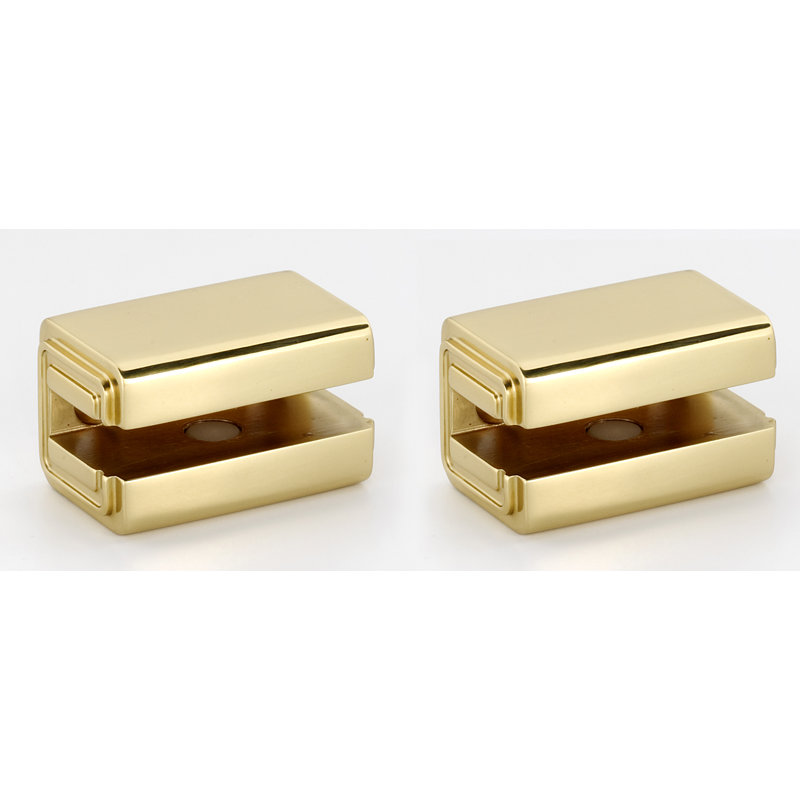 Shelf Bracket, Polished Brass