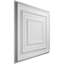 19.625" H x 19.625" W Wall Panelling in White