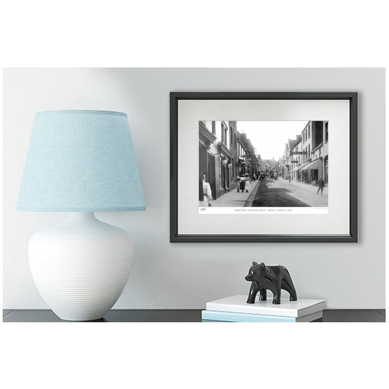 Wotton-Under-Edge, Long Street 1903 by Francis Frith - Single Picture Frame Print, 45cm H x 60cm W x 2.3cm D