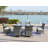 6 - Person Wicker Patio Dining Set with Rectangular Table , Cushions Included