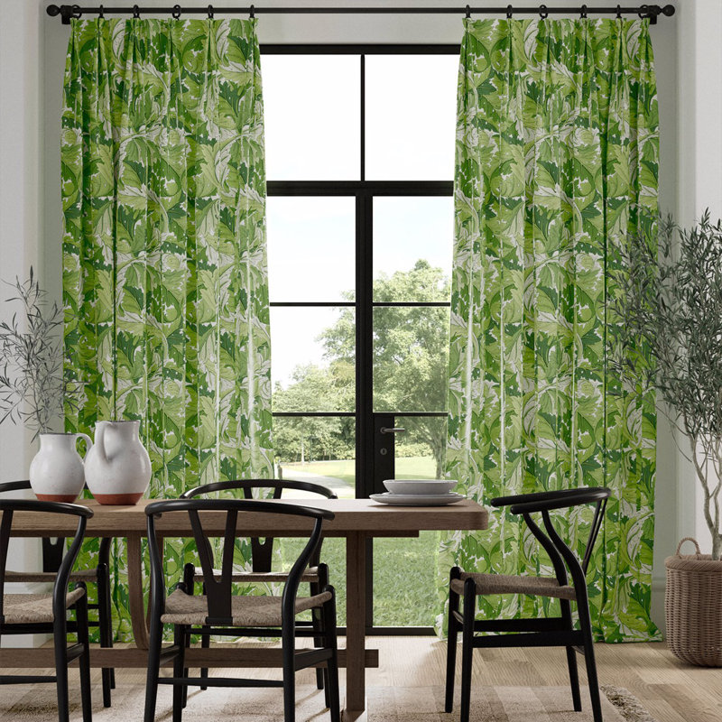 Acanthus Fabric, Leaf Green