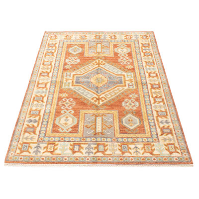 One Of A Kind Jules Serapi Copper 5'5" x 7'11"Area Rug