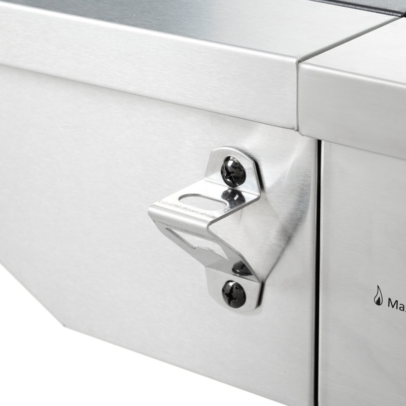 Barbecue en acier inoxydable à 4 brûleurs avec brûleur latéral, 46 500 - Améliorez votre temps de cuisson en plein air