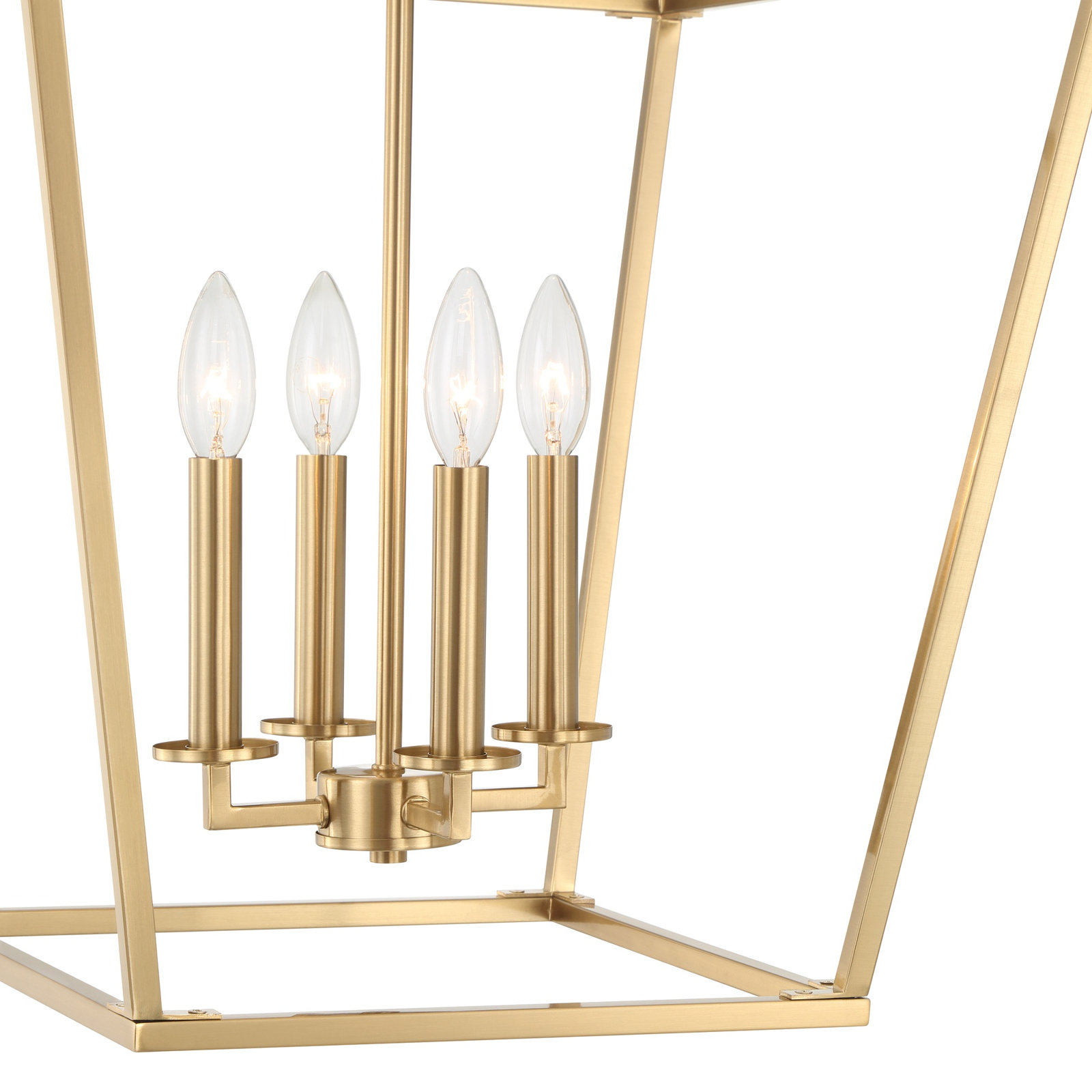 Alfreda 4-Light Chandelier, Brass