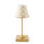 Mocha Check LED Rechargeable Cafe Table Lamp
