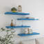 Gracie-Rose 4 Piece Picture Ledge Wall Shelf-123284184-123284133