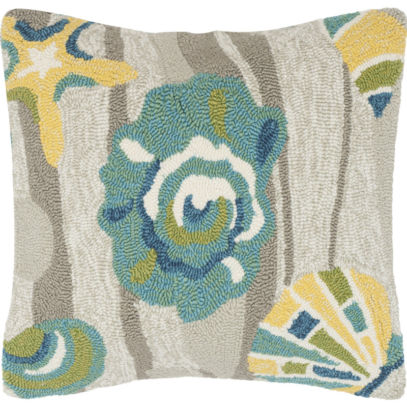  Coussin décoratif intérieur / extérieur Beyond The Sea, Gris tropical