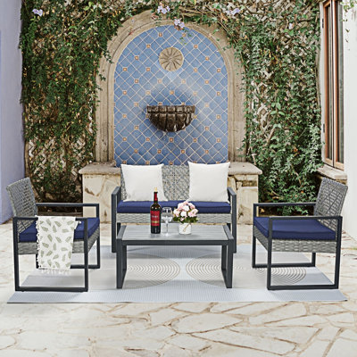 4-Piece Outdoor Patio Furniture Set