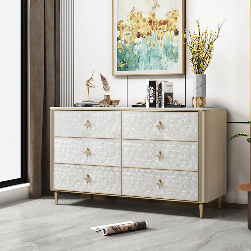 Armoire de rangement minimaliste de style américain, H 35,43 po x l 62,99 po x P 15,75 po