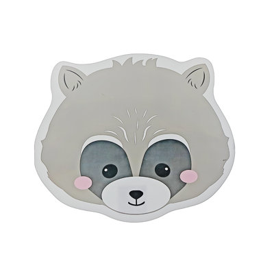 Napperon Racoon Head avec support Eva - ensemble de 12