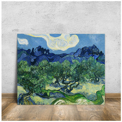 "Olive Trees" par Vincent Van Gogh, impression sur toile, estampe numérique, art mural pour décoration intérieure