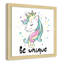 «Be Unique», impression sur papier licorne-47848657-47848665