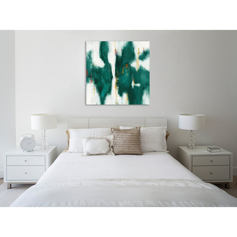 «Green Texture I», toile tendue par Danhui Nai, H 48 po x l 48 po x P 1,5 po
