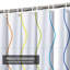 Rideau de douche rouge / orange / violet clair / vert / jaune / bleu avec 12 crochets-889109804